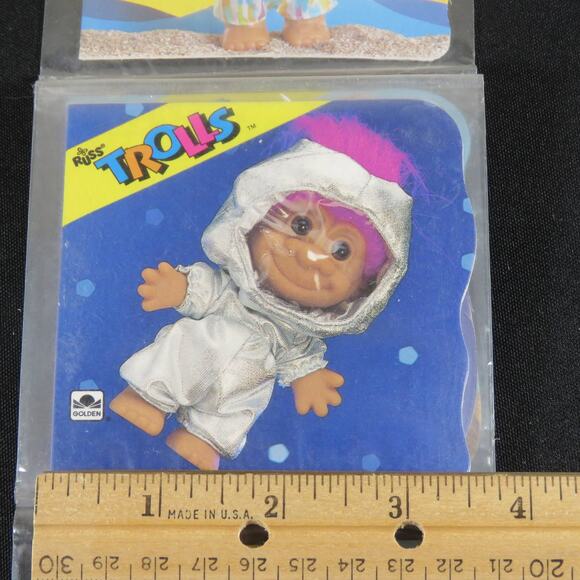 Vintage 1992 Trolls Mini Fun Books Set - Golden Books - Collectible Activity Set - Picture 8 of 16